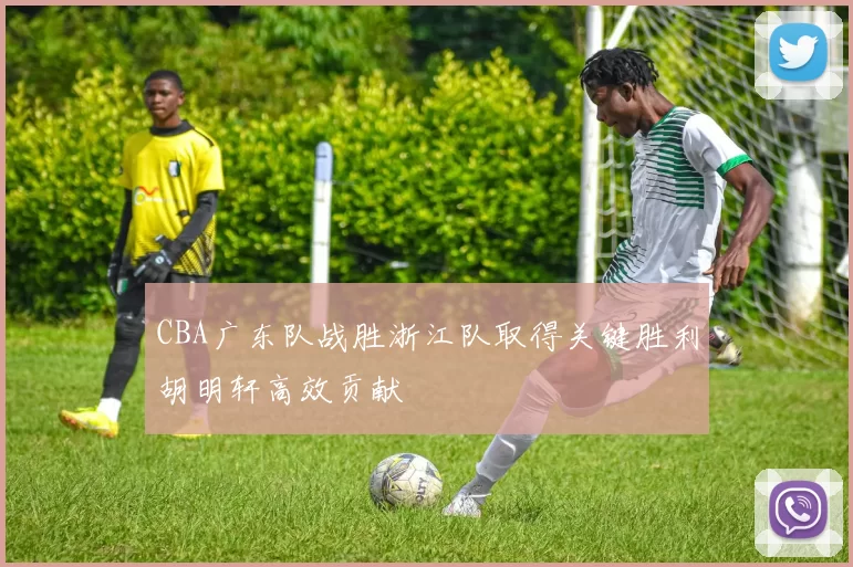 CBA广东队战胜浙江队取得关键胜利胡明轩高效贡献